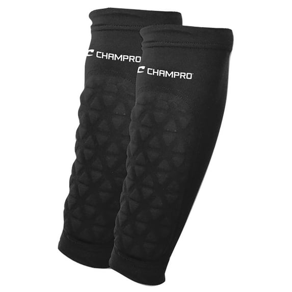 CHAMPRO Tri-Flex Padded Compression Forearm Sleeves, Pair