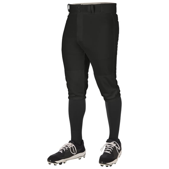 CHAMPRO Triple Crown 2.0 Baseball Knickers, Adult 4X-Large, Black
