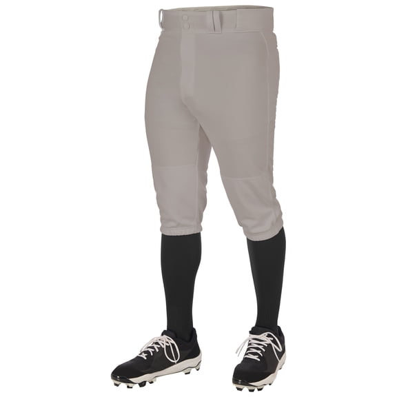 CHAMPRO Triple Crown 2.0 Baseball Knickers, Adult 4X-Large, Grey