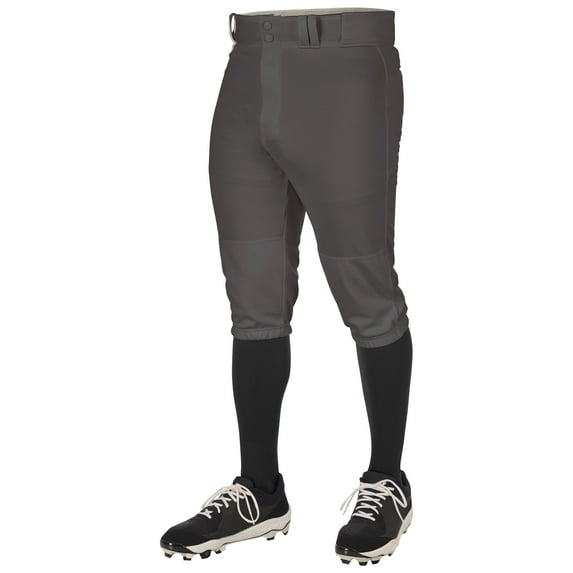 CHAMPRO Triple Crown 2.0 Baseball Knickers, Adult Large, Graphite