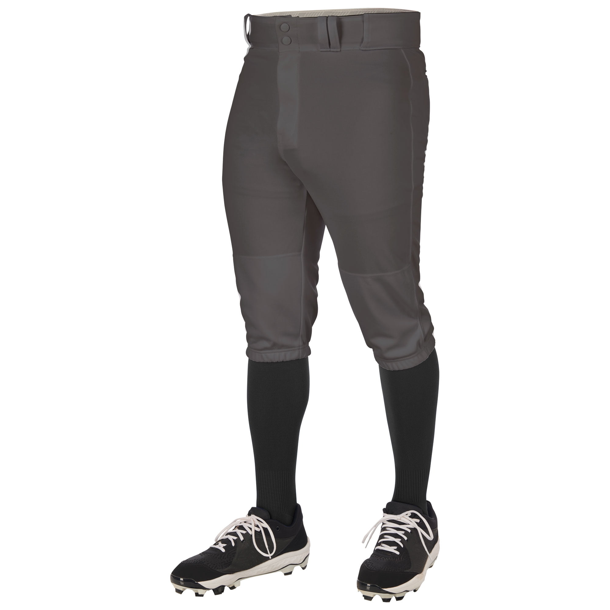 CHAMPRO Triple Crown Baseball Knickers, Youth Medium, Grey