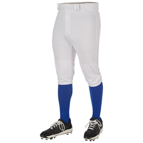 CHAMPRO Triple Crown 2.0 Baseball Knickers, Youth Large, White