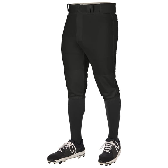 CHAMPRO Triple Crown 2.0 Baseball Knickers, Youth Medium, Black