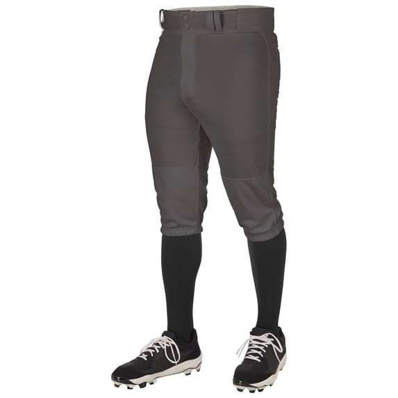 CHAMPRO Triple Crown 2.0 Baseball Knickers, Youth Small, Graphite