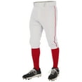 thumbnail image 1 of CHAMPRO Triple Crown 2.0 Baseball Knickers with Braid, Adult 2X-Large, White, Scarlet, 1 of 5