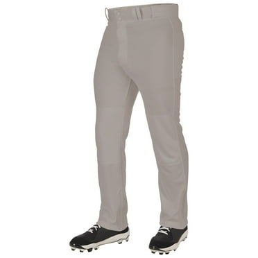 CHAMPRO Triple Crown 2.0 Open Bottom Baseball Pants, Adult 2X-Large, Grey