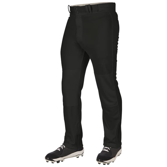 CHAMPRO Triple Crown 2.0 Open Bottom Baseball Pants, Youth Large, Black