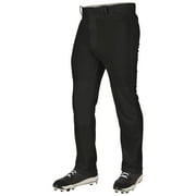 CHAMPRO Triple Crown 2.0 Open Bottom Baseball Pants, Youth Medium, Black
