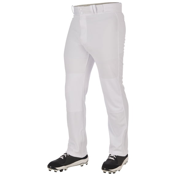 CHAMPRO Triple Crown 2.0 Open Bottom Baseball Pants, Youth Small, White