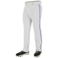 thumbnail image 1 of CHAMPRO Triple Crown 2.0 Open Bottom Baseball Pants with Braid, Adult 4X-Large, White, Royal, 1 of 3