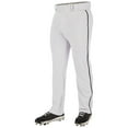 thumbnail image 1 of CHAMPRO Triple Crown 2.0 Open Bottom Baseball Pants with Braid, Youth Medium, White, Black, 1 of 3