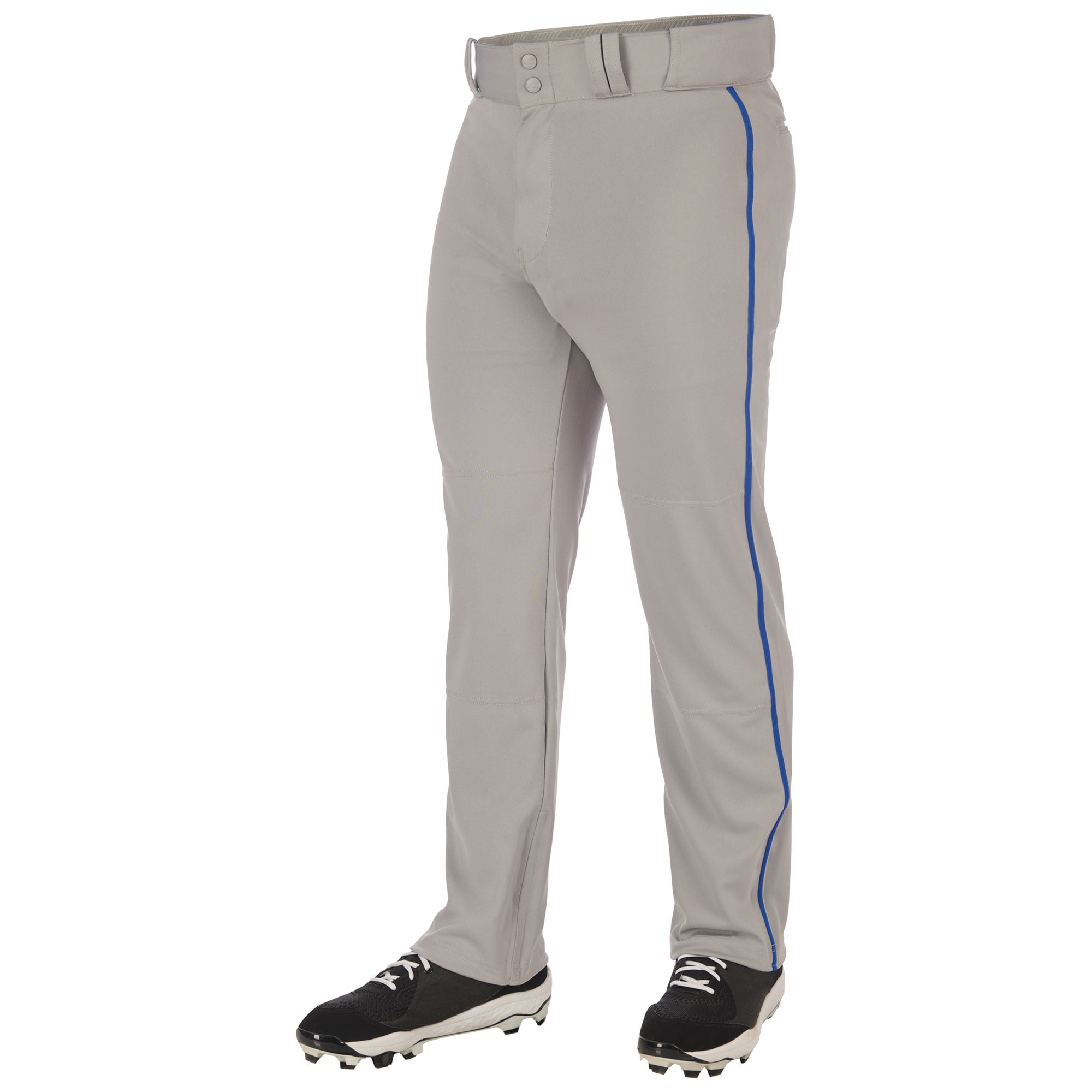 Champro MVP OB - Pantaloni da Baseball con Fondo Aperto e bordini Intrecciati a Contrasto