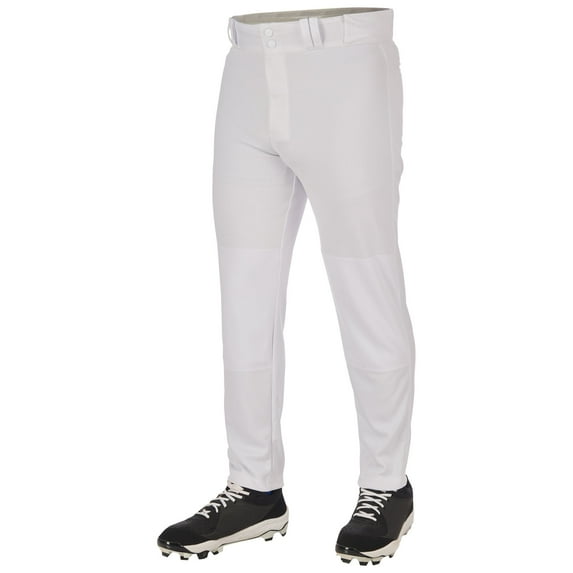 CHAMPRO Triple Crown 2.0 Tapered Bottom Baseball Pants, Adult 2X-Large, White