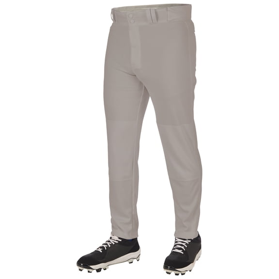 CHAMPRO Triple Crown 2.0 Tapered Bottom Baseball Pants, Youth Medium, Grey