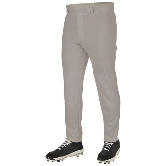 CHAMPRO Triple Crown 2.0 Tapered Bottom Baseball Pants, Youth Small, Grey