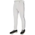 thumbnail image 1 of CHAMPRO Triple Crown 2.0 Tapered Bottom Baseball Pants with Braid, Adult 2X-Large, White, Navy, 1 of 3