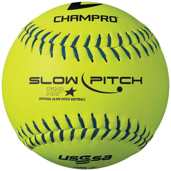 CHAMPRO USSSA 11" Tournament Softballs, Durahide Cover, 12 Pack