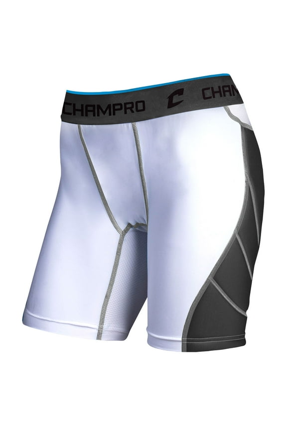 Windmill Compression Sliding Shorts, Women's Medium, White