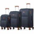thumbnail image 1 of CHAMPS Classic Collection, 3-piece Softside Luggage set, Grey, 1 of 8