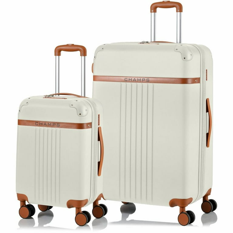 Champs Vintage Collection 2-Piece Hardside Luggage Set - TSA Locks