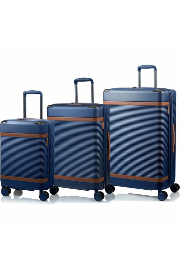 Vintage III Collection, 3-piece Hardside Luggage set, Navy