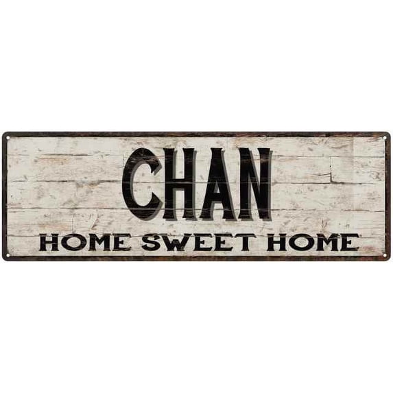 CHAN Rustic Home Sweet Home Sign Gift 6x18 Metal Decor 106180084459