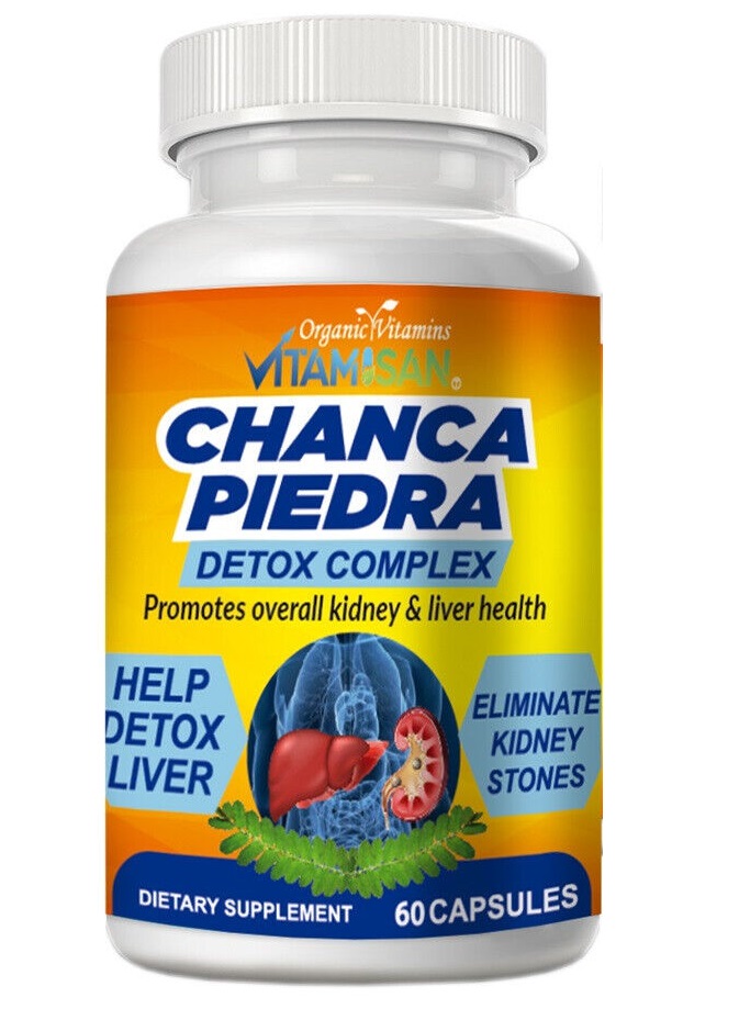 CHANCA PIEDRA 1000mg Organic Liver Kidney Stones Breaker Chancapiedra ...