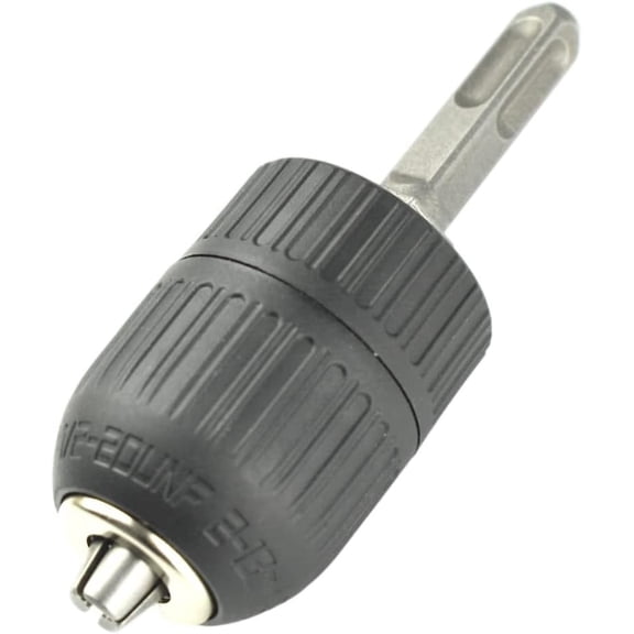 CHANCS 1/2-20UNF 2.0mm-13mm Keyless Drill Chuck with SDS Electric Hammer Square Shank Drill Adapter for Impact Drill Tool