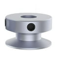 thumbnail image 1 of CHANCS 20mm Single Groove Pulley 8mm Fixed Bore Pulley for Drilling Machine 6MM PU Round Belt, 1 of 6