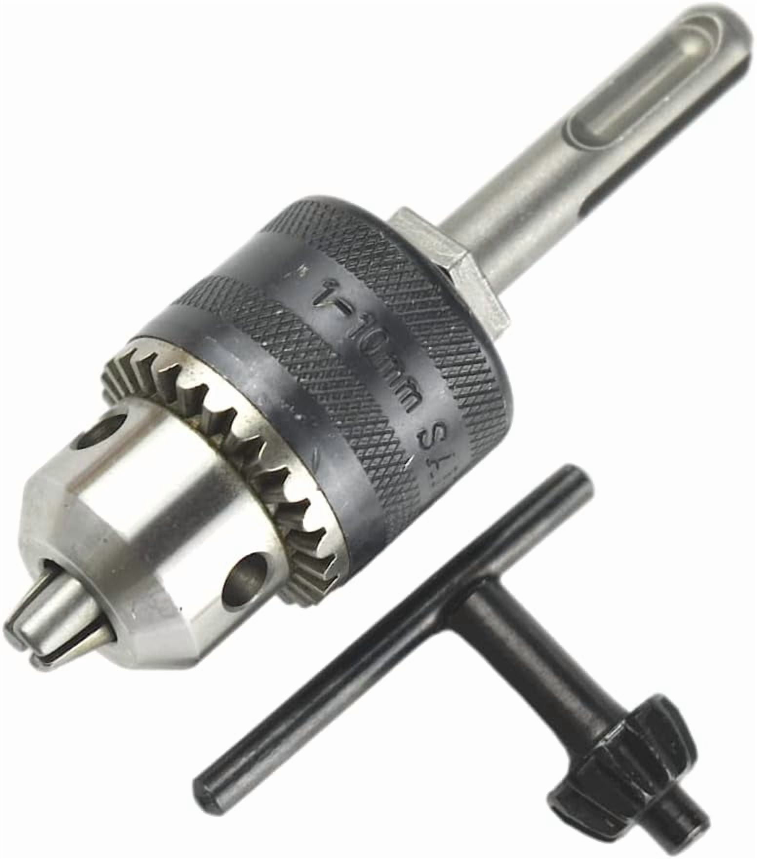 CHANCS 3/8-24UNF 1.5mm-10mm Drill Chucks Key SDS Electric Hammer Round Shank Drill Bits for Electric Impact Corded Cordless Drill