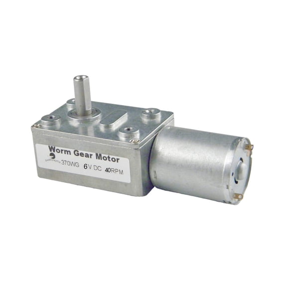 CHANCS 370WG 6V DC 40RPM Engine Mini Turbine Worm High Torque for DIY Mini Geared Motor