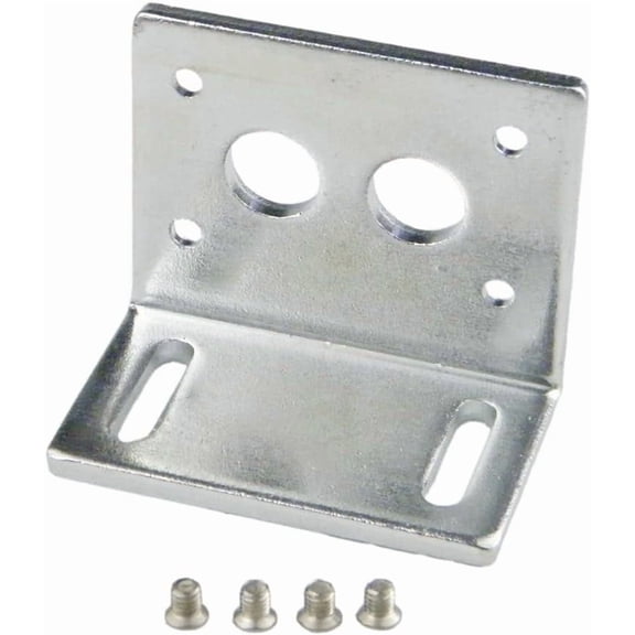 CHANCS 370WG DC Worm Geared Drive Motor Bracket Horizontal Fixing Frame for Motor Holder