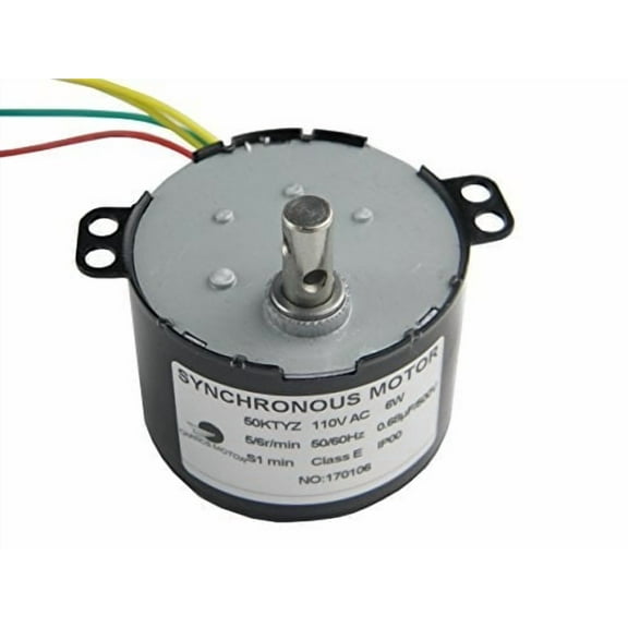 CHANCS 50KTYZ AC 110V 5/6RPM Synchronous Motor CE Pass Gear Box Motor