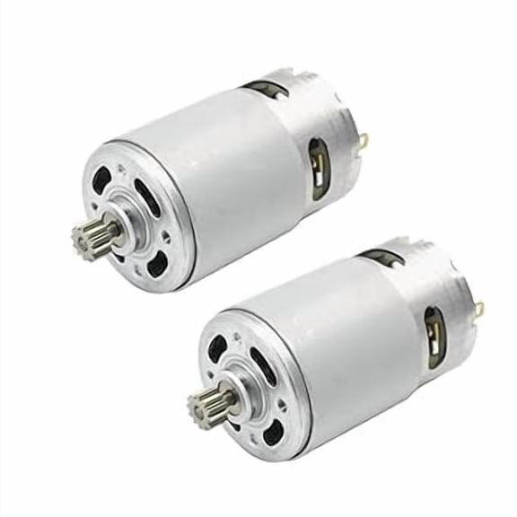 CHANCS 550 Electric Motor 11 Teeth DC 18V High Speed Large Torque for Electric Hand Drill Garden Tool 2PCS