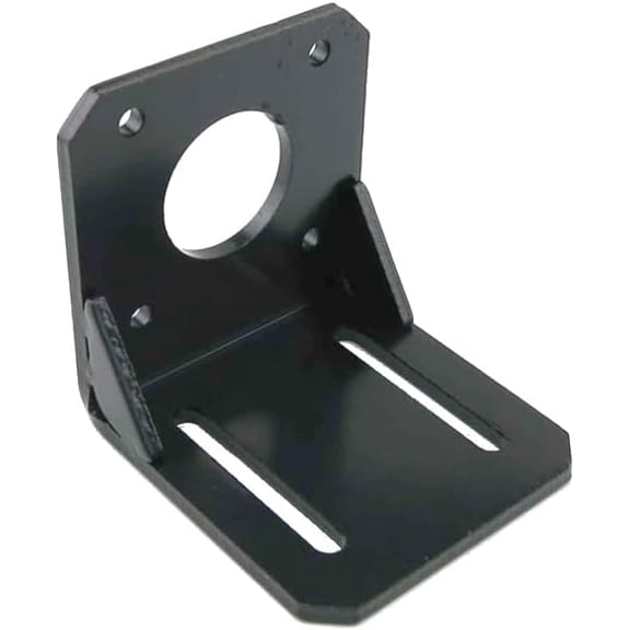 CHANCS 57 Stepper Motor Mounting Bracket Holder L Shape Fixed Motor Steel Mounting Bracket Mount Stand Fixed Fastener DIY Parts