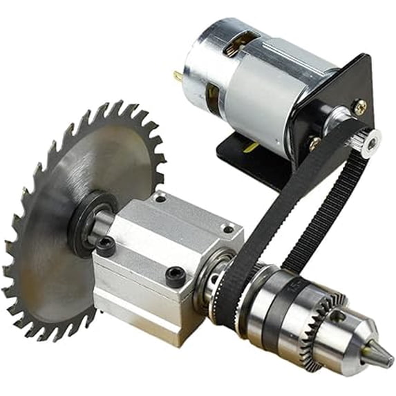 CHANCS 895 Mini Table Saw Motor Power Saws 24V DC 12000RPM Mini Cordless Drill Electric Motor for Cutting/Polishing