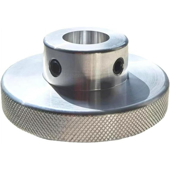 CHANCS Aluminium Alloy Handwheel 40mm OD 8mm Bore Knurling Handwheel for Slide Displacement Platform Handle