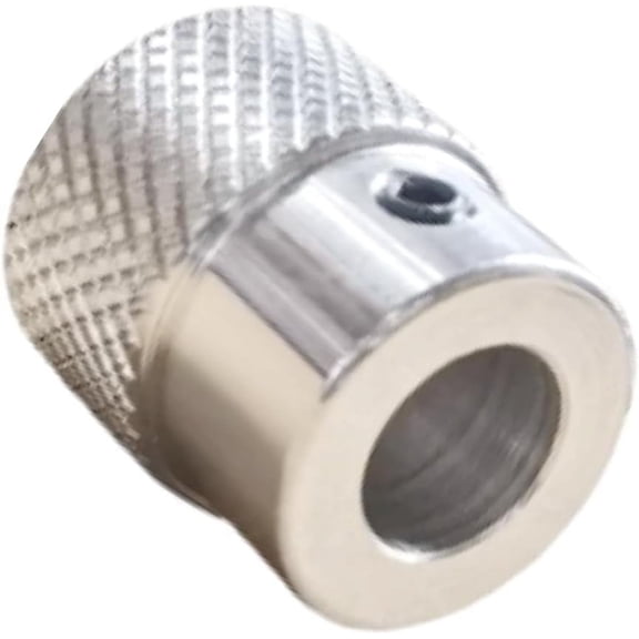 CHANCS Aluminium Alloy Machine Tool Handwheels 20mm OD 6mm Bore Knurled Oxidised Handles Knobs for Sliding Table