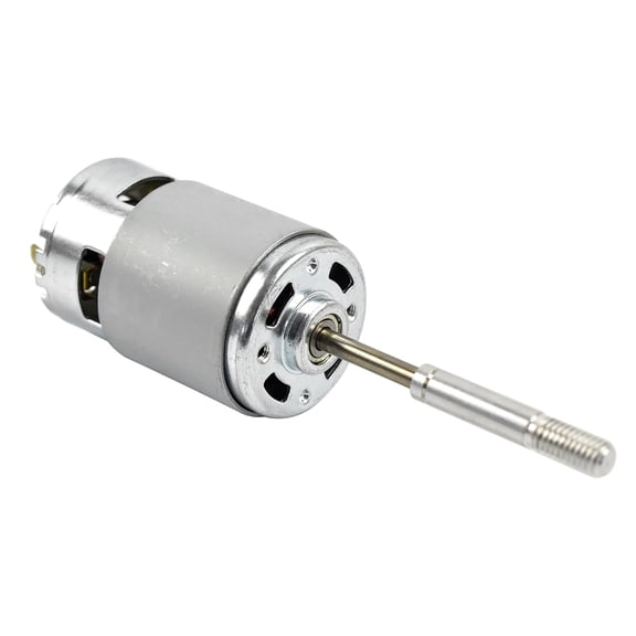 CHANCS DC 12V Electric Motor Long Shaft Replacement Motor for Electric Fan and Other Power Tool Applications