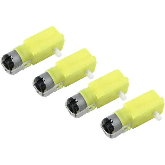 CHANCS DC Motor 1:48 4pcs Single Shaft Magnetic Chassis Motor For Robot Remote Control Car Geared Magnetic Gearbox Engine