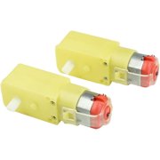 CHANCS DC Motor محرك واحد والعتاد الأصفر الروبوت 3V 36RPM 6V 72RPM محرك الشاسيه لسيارة التحكم عن بعد الروبوت 2PCS