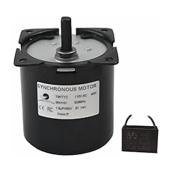 CHANCS Eccentric Shaft 70KTYZ AC Synchronous Motor 80RPM 110V 40W CW/CCW AC Gear Motor for School Project