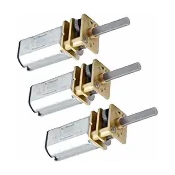 CHANCS Electric Micro N30 DC 5V 42RPM Gear Motor DC 6V 50RPM Electric Gearbox Reducer Motor for Robot DIY 3PCS