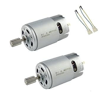 CHANCS Electric Motor High Speed 550 DC 12V 30000RPM for Remote Control Car Drive Engine Accessory 2PCS