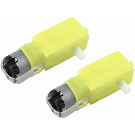 CHANCS Gear DC Motor 1:48 Magnetic Chassis Motor 2pcs Single Shaft for Robot Remote Control Car Geared Magnetic Gearbox Engine