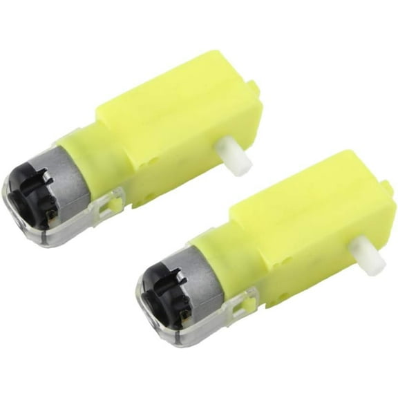 CHANCS Gear DC Motor 1:48 Magnetic Chassis Motor 2pcs Single Shaft for Robot Remote Control Car Geared Magnetic Gearbox Engine