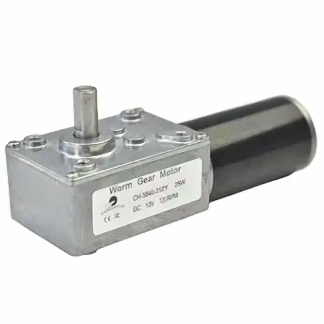 12V Schneckengetriebemotor – 0,5 A, 5–120 U/min, Für Elektrische Vorhänge, Roboter & Co. (hier: 29 U/min)