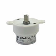 CHANCS JS30 DC Gear Motor 3V 6r/min Low Speed Handicraft DIY Ferris Wheel Electric Advertising Light Box Motor