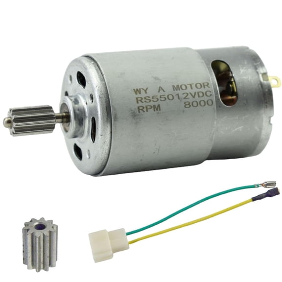 CHANCS Magnetic Gear Motor 550 12V DC 8000RPM Gearbox Accessories for Remote Control Car Kids RC Car