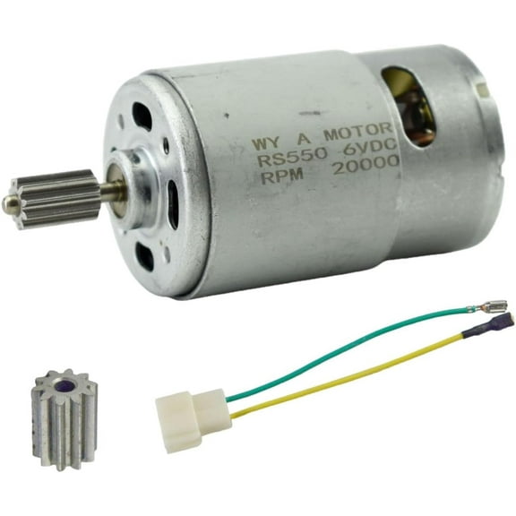 CHANCS Magnetic Gear Motor 550 6V DC 20000RPM Electrical Tools for DIY Hobby Toy Cars Remote Control